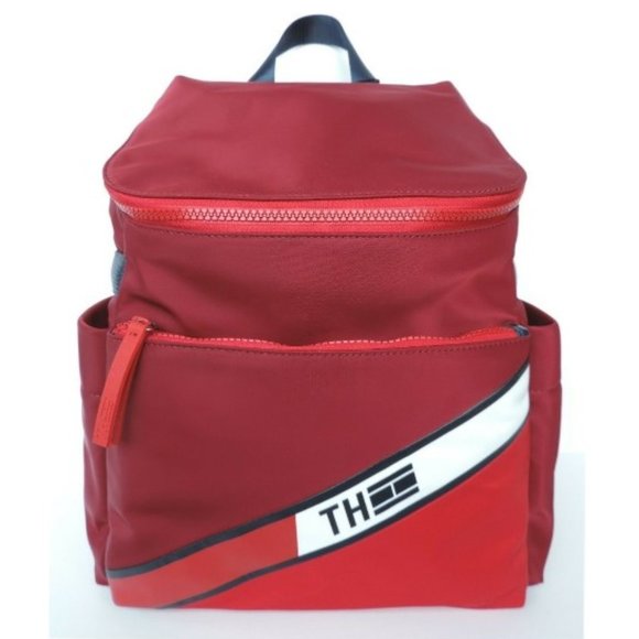 Tommy Hilfiger Women\'s Signature Backpack - Red